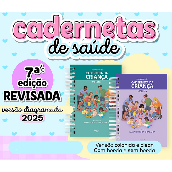Arquivo Agenda Caderneta de Saúde 7 edição 2024 e 2025 Arquivo em Pdf 1