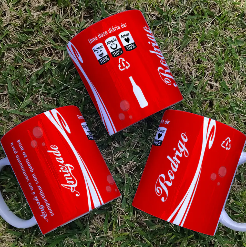 4 Artes para Caneca Coca Cola Arquivo Editável  3
