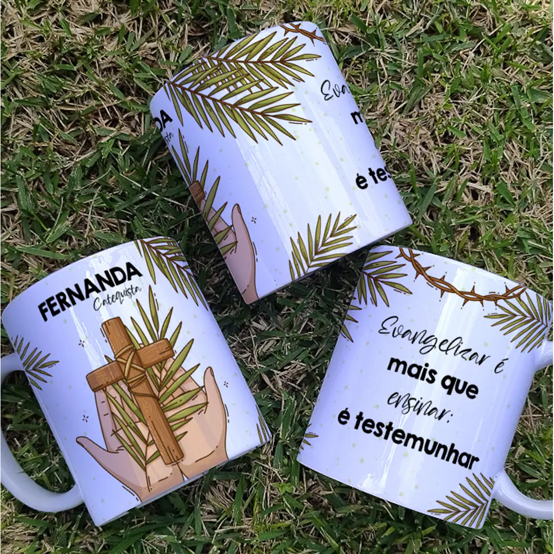 5 Artes para Caneca Catequese Arquivo Editável  1