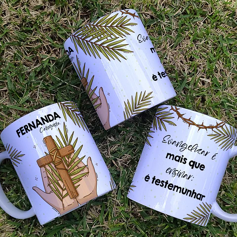 5 Artes para Caneca Catequese Arquivo Editável 