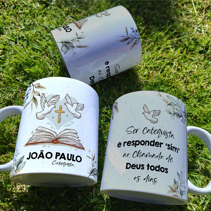 5 Artes para Caneca Catequese Arquivo Editável  3