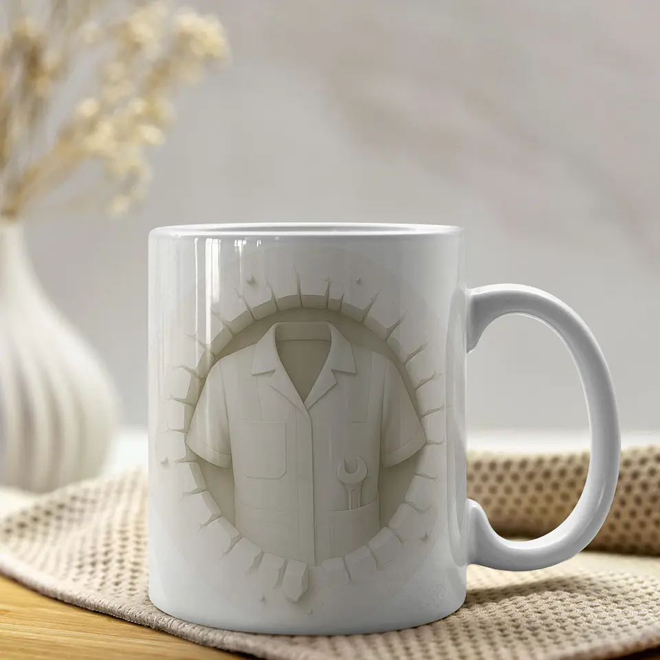 15 Artes para Caneca 3D Profissões Arquivo em Jpg 2