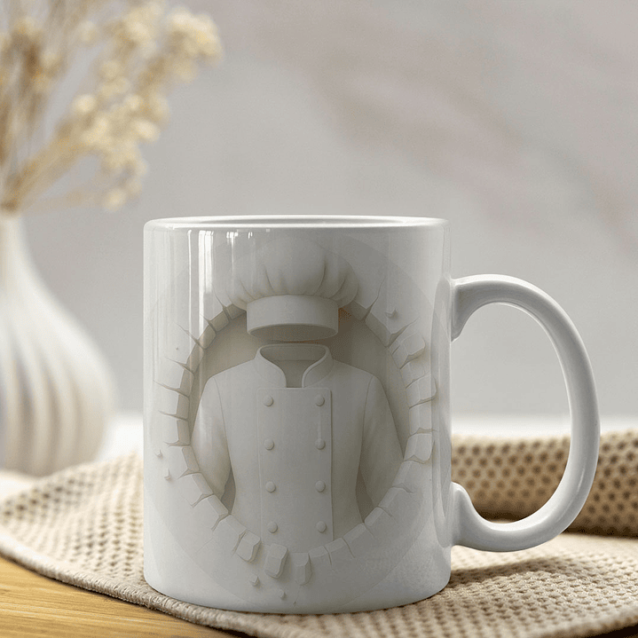 15 Artes para Caneca 3D Profissões Arquivo em Jpg 6