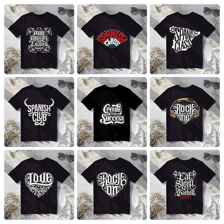 25 Artes para Camisa Frases Arquivo em Png 3