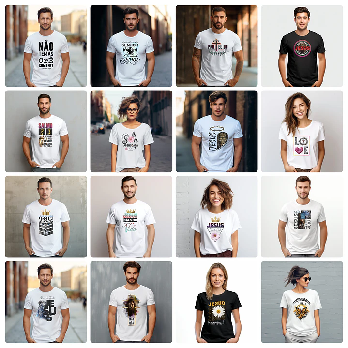 300 Artes para Camisa Gospel Frases Evangelicas Cristão Arquivo Editável  1