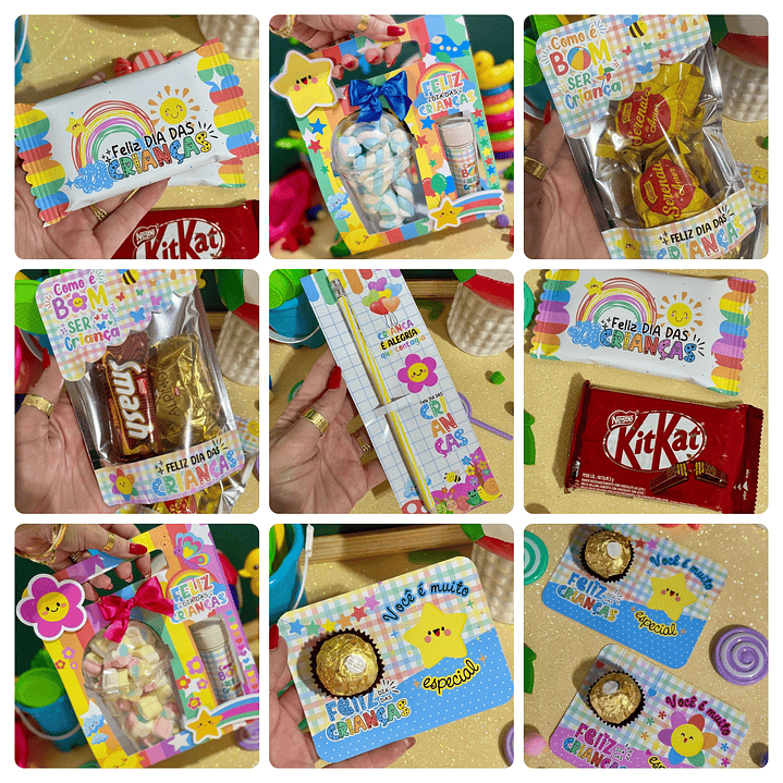 Arquivos de Corte Mimos Dia das Crianças Arquivo pronto 4