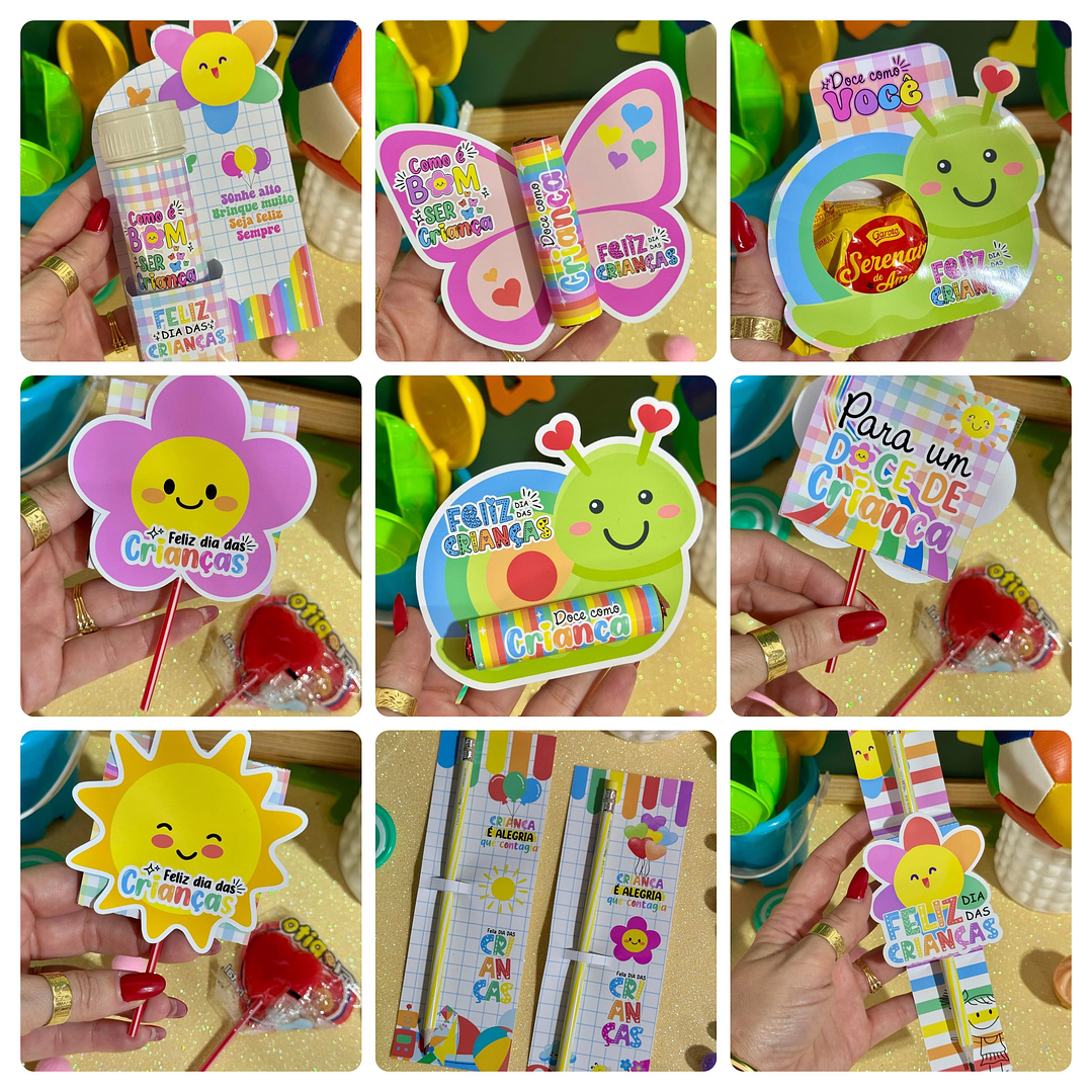 Arquivos de Corte Mimos Dia das Crianças Arquivo pronto 5