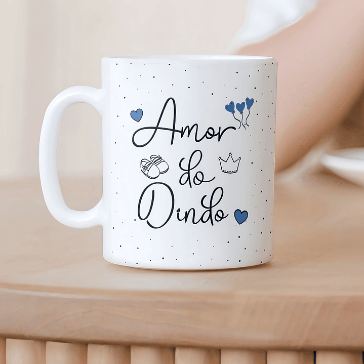 Arte Caneca Amor da dinda, Amor do dindo Arquivo Png  2