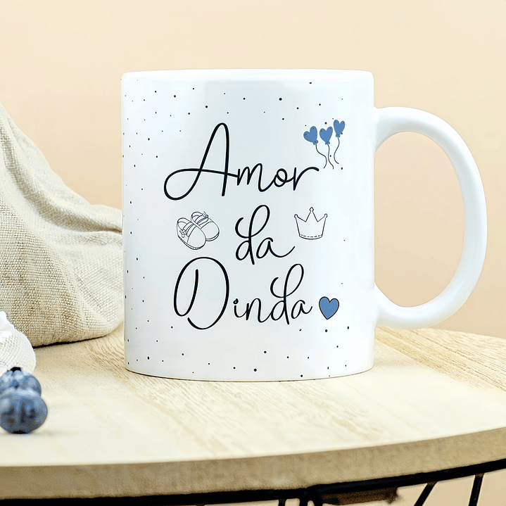 Arte Caneca Amor da dinda, Amor do dindo Arquivo Png  3