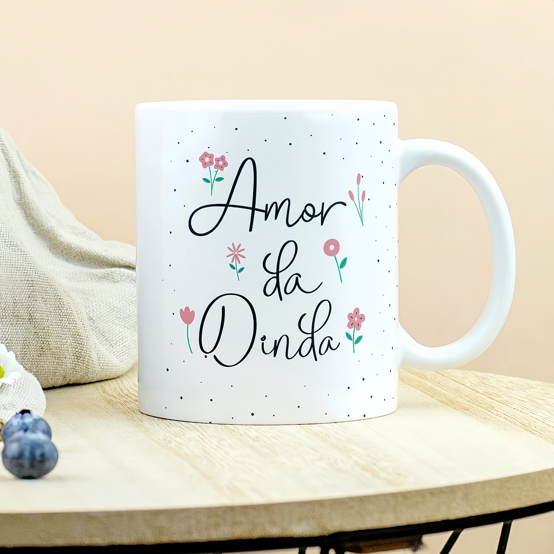 Arte Caneca Amor da dinda, Amor do dindo Arquivo Png  4