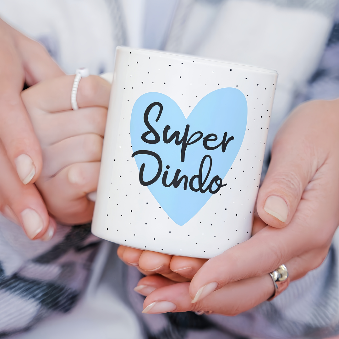 Arte Caneca Super Dindo, Super Dinda Arquivo em Png 2