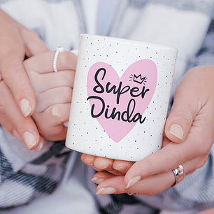 Arte Caneca Super Dindo, Super Dinda Arquivo em Png