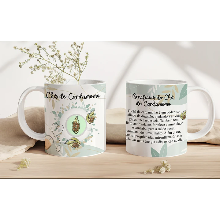 6 Artes para Caneca Chá de Ervas Arquivo em Jpg 6