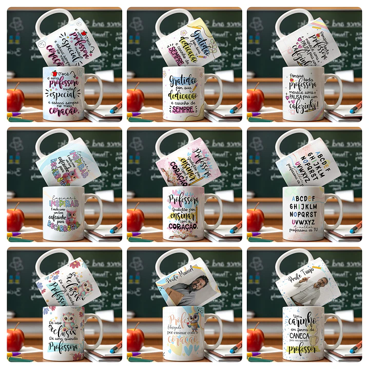 40 Artes para Caneca Dia Dos Professores Arquivo Editável 5