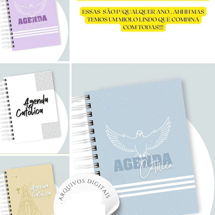100 Artes para Capas Catolicas para Agendas em Jpg 4