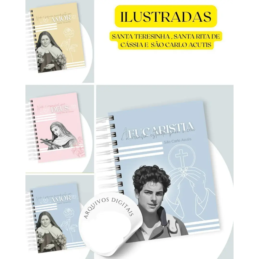 100 Artes para Capas Catolicas para Agendas em Jpg 1
