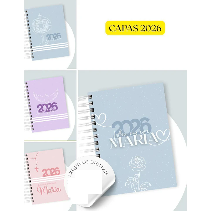 100 Artes para Capas Catolicas para Agendas em Jpg 6