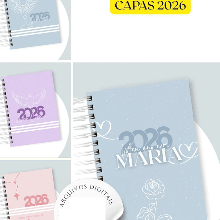 100 Artes para Capas Catolicas para Agendas em Jpg 6
