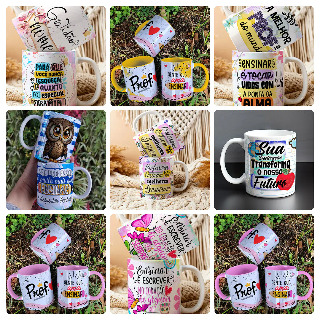 36 Artes para Caneca e outros Dia dos Professores Arquivo em Jpg 3
