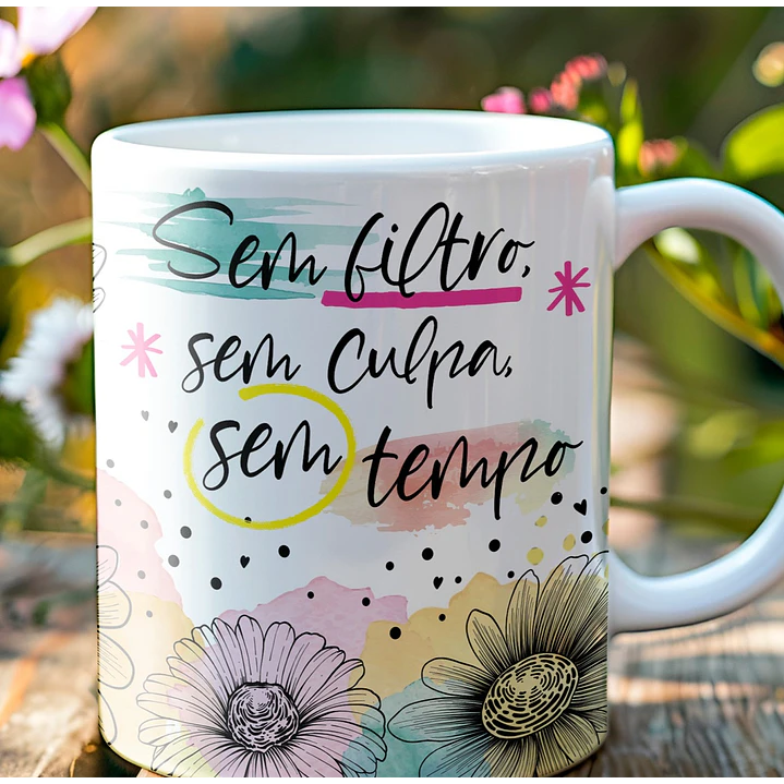 6 Artes para Caneca Frases Sarcásticas Arquivo em Editável 3