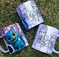 8 Artes para Caneca Colorir Guerreiras Do K-Pop Arquivo Editável - thumbnail 1