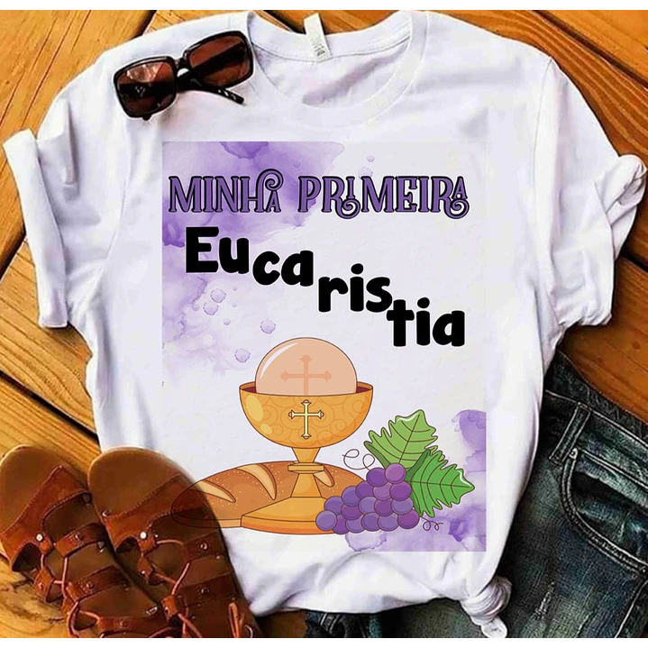 10 Artes para Camisa Primeira Comunhão Arquivo Editável 2