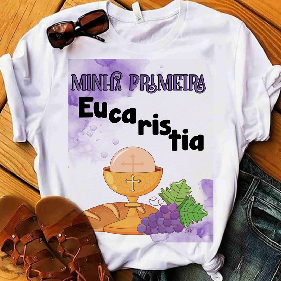 10 Artes para Camisa Primeira Comunhão Arquivo Editável 2