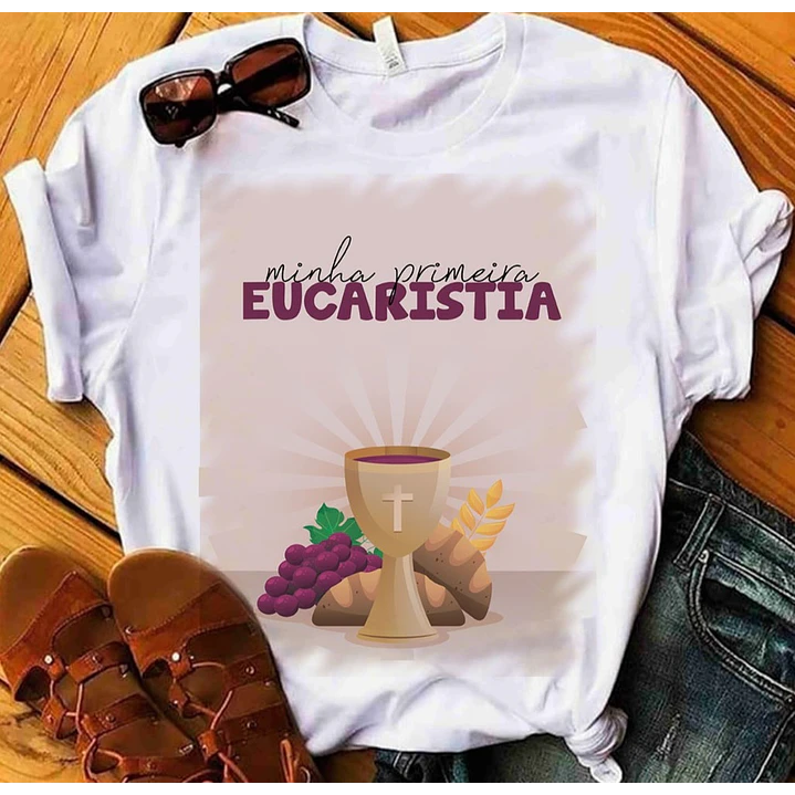 10 Artes para Camisa Primeira Comunhão Arquivo Editável 4