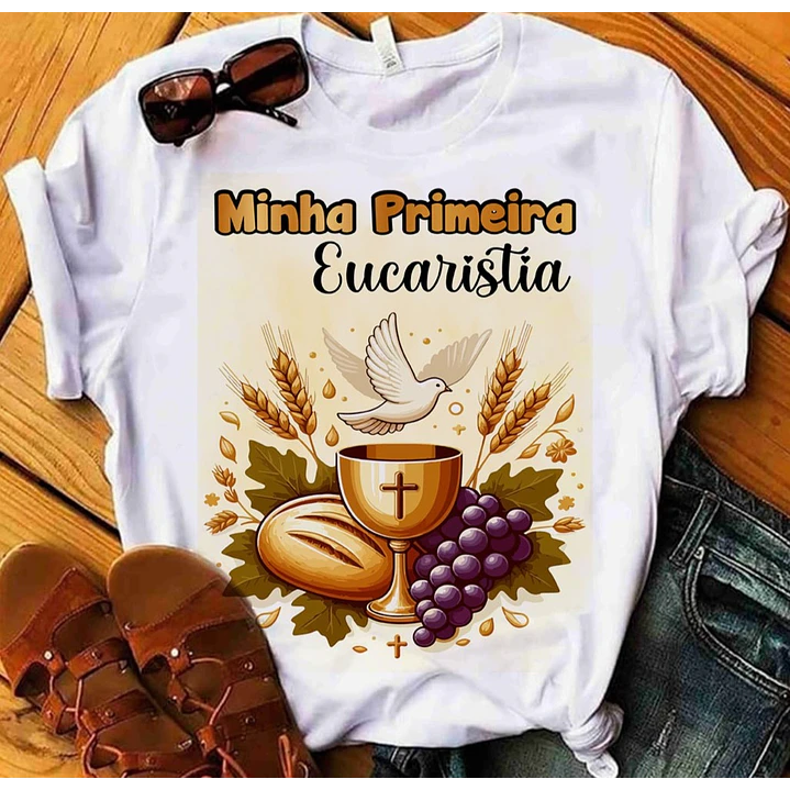 10 Artes para Camisa Primeira Comunhão Arquivo Editável 5