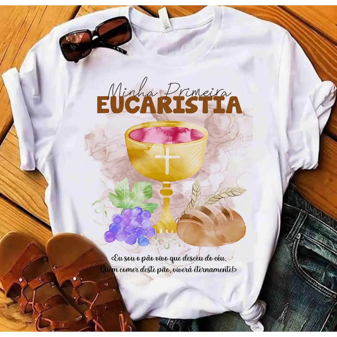 10 Artes para Camisa Primeira Comunhão Arquivo Editável 8
