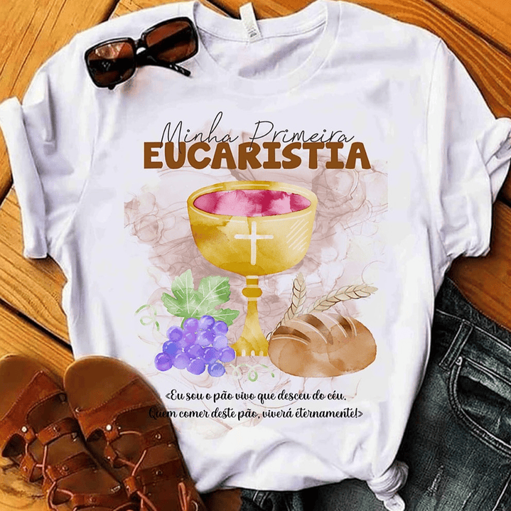 10 Artes para Camisa Primeira Comunhão Arquivo Editável 8