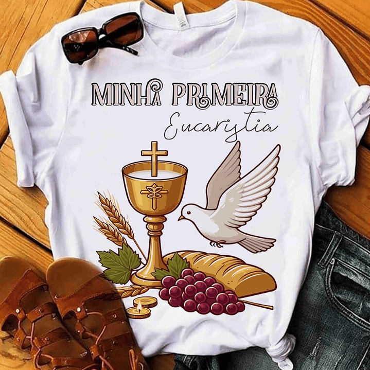 10 Artes para Camisa Primeira Comunhão Arquivo Editável 9