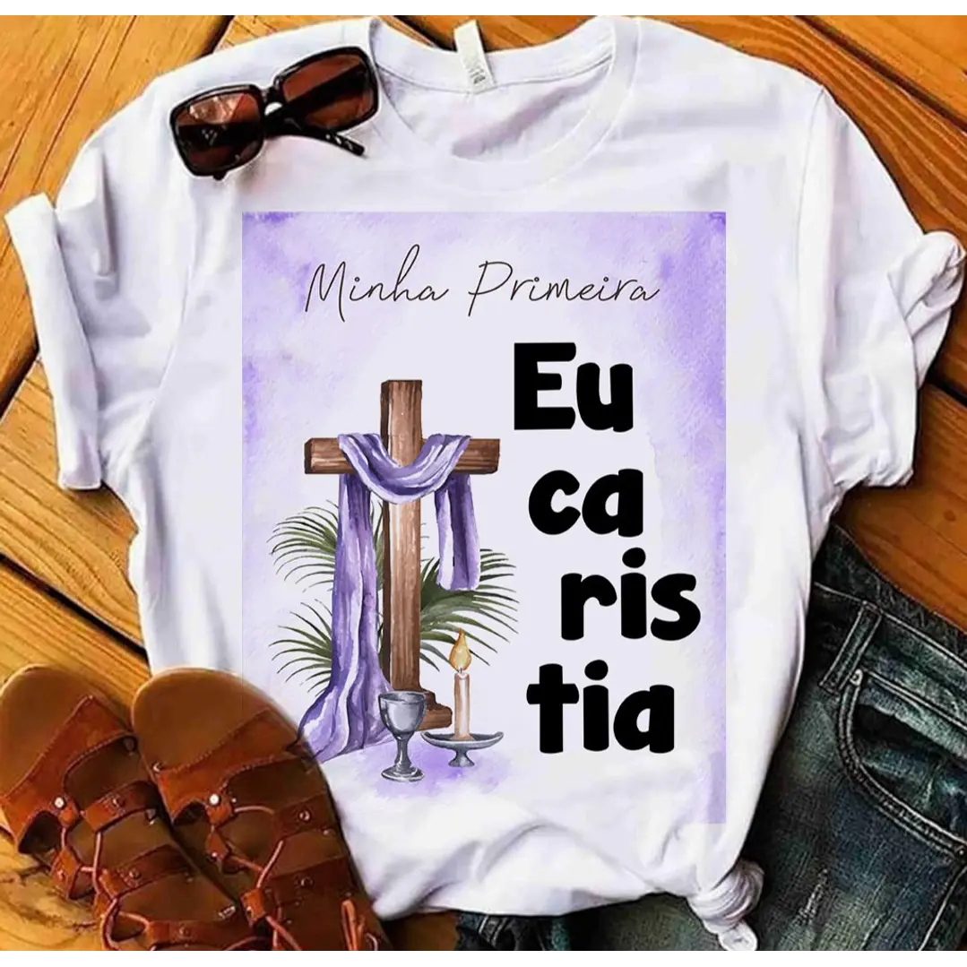 10 Artes para Camisa Primeira Comunhão Arquivo Editável 10