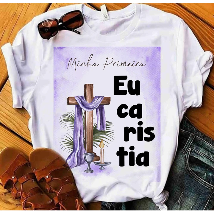 10 Artes para Camisa Primeira Comunhão Arquivo Editável 10