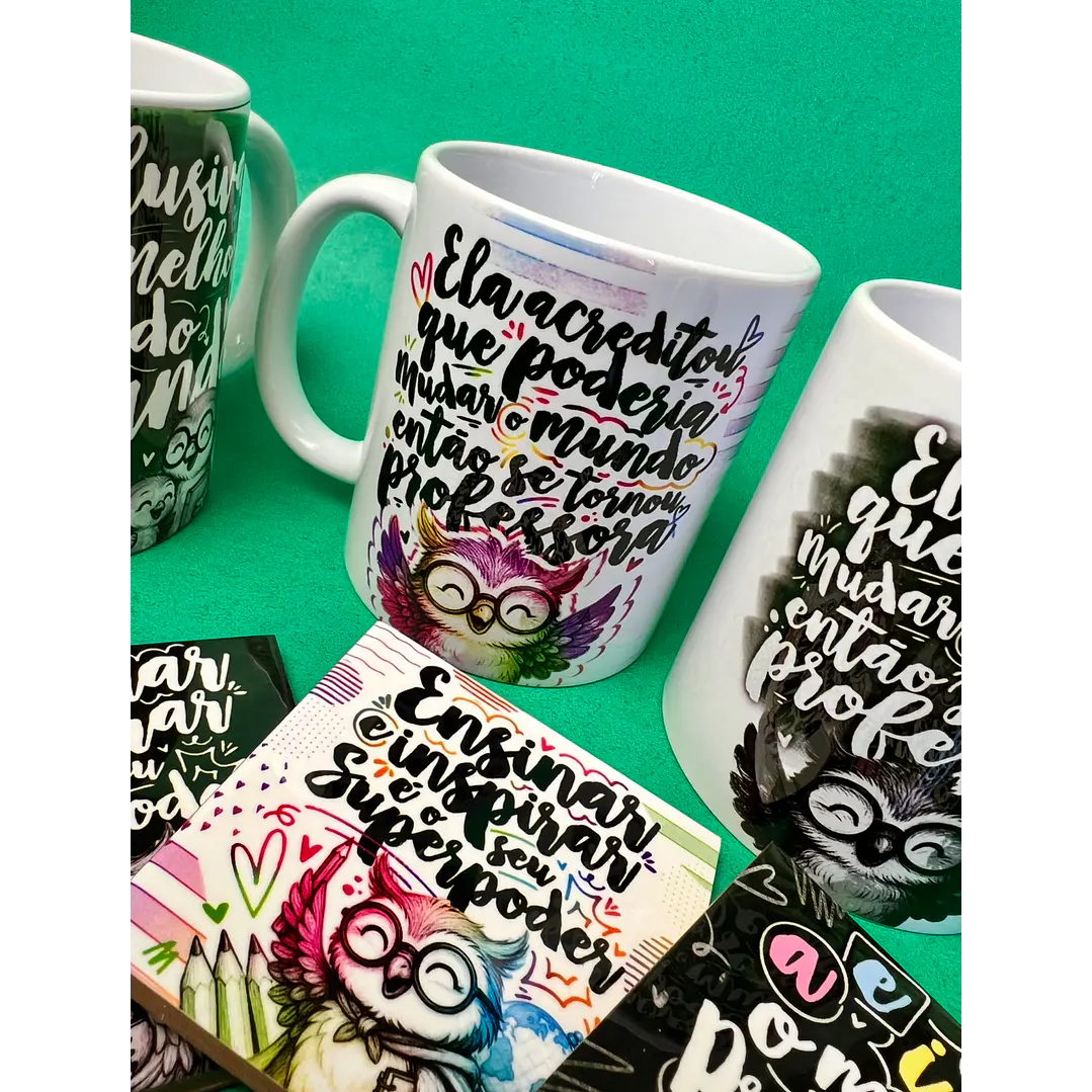 21 Artes para Caneca Dia dos Professores Arquivo em Png 2