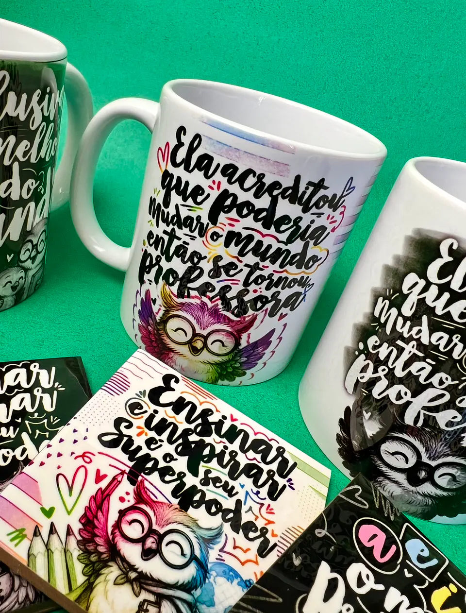 21 Artes para Caneca Dia dos Professores Arquivo em Png 2