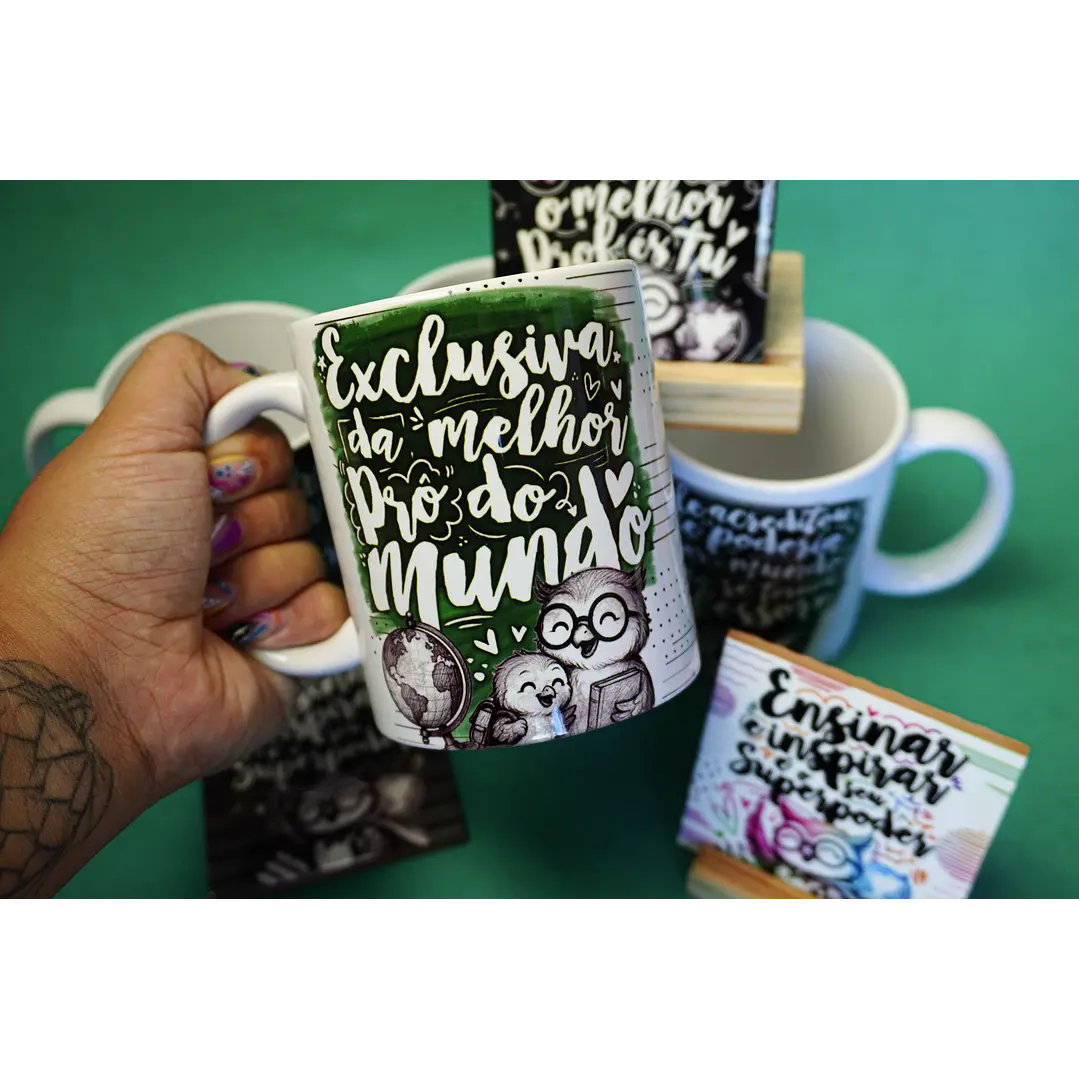 21 Artes para Caneca Dia dos Professores Arquivo em Png 3