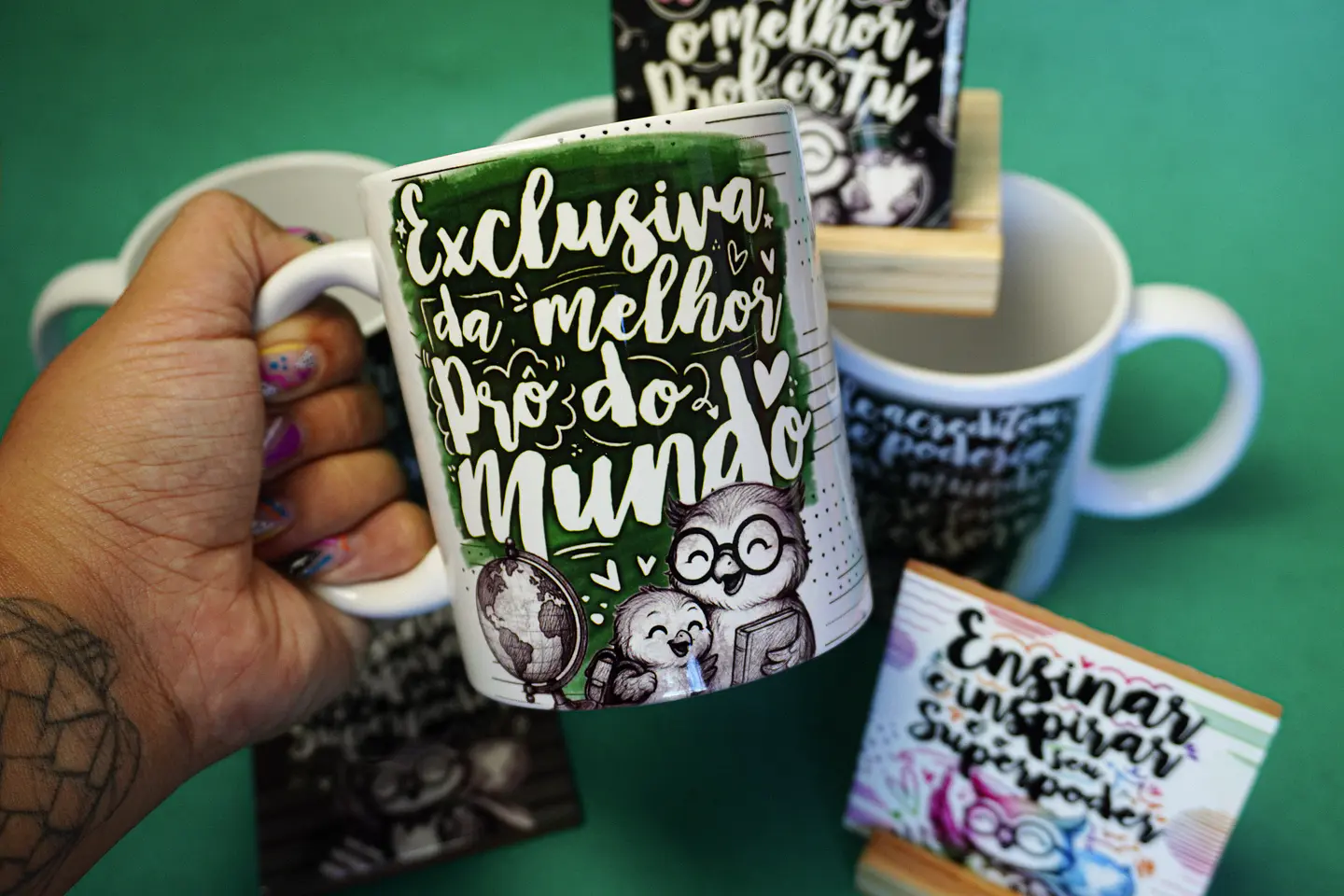 21 Artes para Caneca Dia dos Professores Arquivo em Png 3