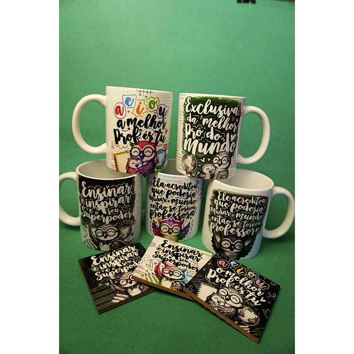 21 Artes para Caneca Dia dos Professores Arquivo em Png 5
