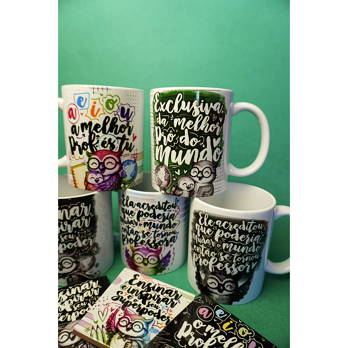 21 Artes para Caneca Dia dos Professores Arquivo em Png 8