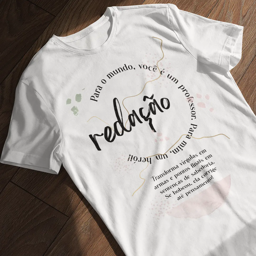 5 Artes para Camisa Professoras Matérias Arquivo Editável  3