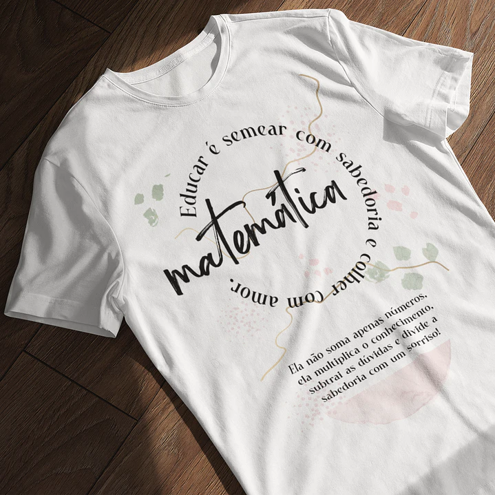 5 Artes para Camisa Professoras Matérias Arquivo Editável  8