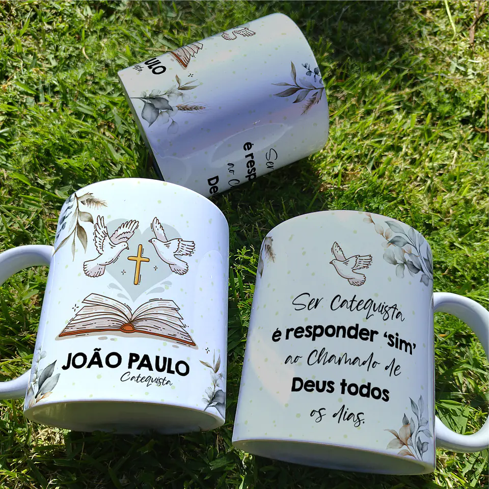 5 Artes para Caneca Catequista Arquivo Editável  5