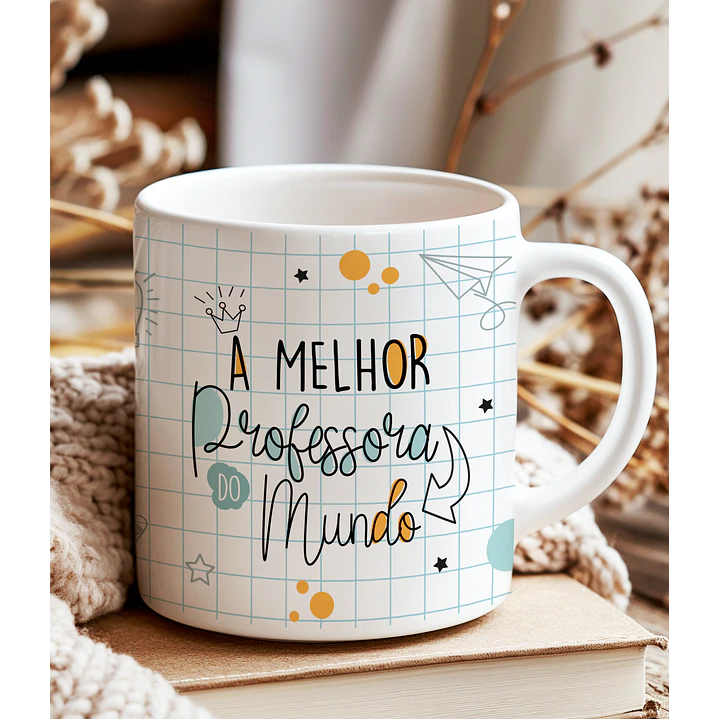6 Artes para Caneca Professores Clean Arquivo Editável  1
