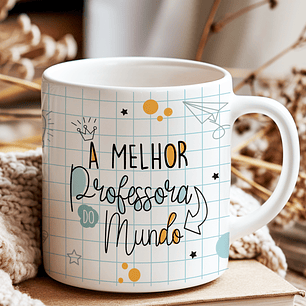6 Artes para Caneca Professores Clean Arquivo Editável 