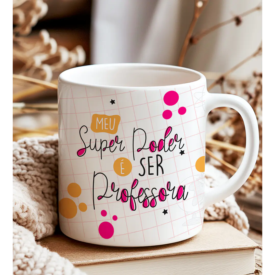 6 Artes para Caneca Professores Clean Arquivo Editável  2