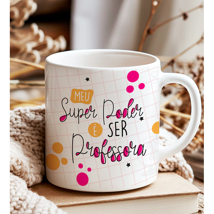 6 Artes para Caneca Professores Clean Arquivo Editável  2