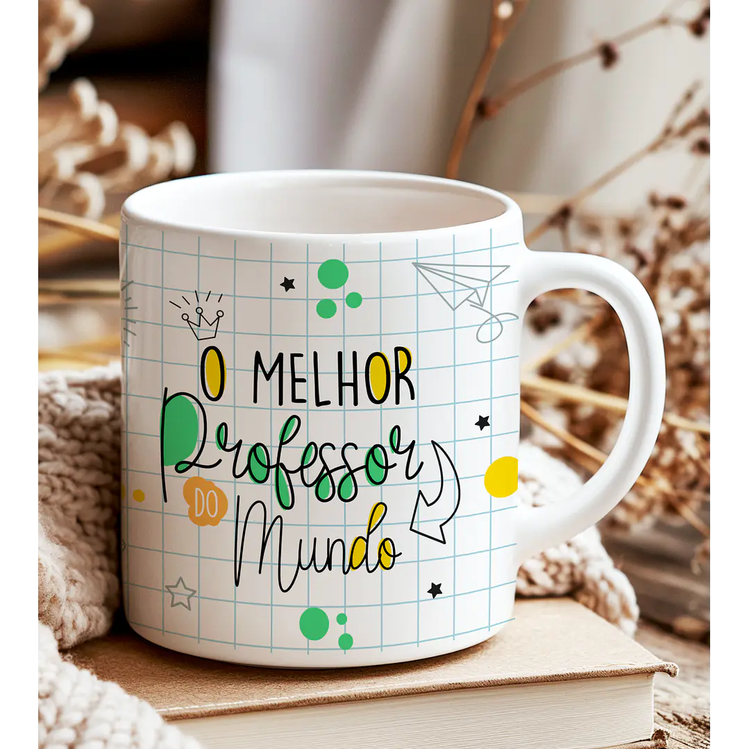 6 Artes para Caneca Professores Clean Arquivo Editável  3