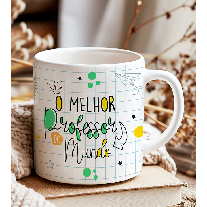 6 Artes para Caneca Professores Clean Arquivo Editável  3