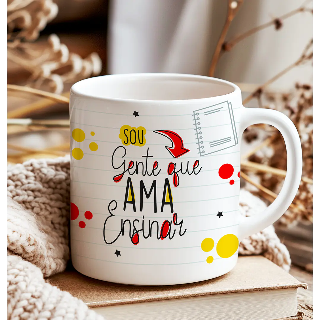 6 Artes para Caneca Professores Clean Arquivo Editável  4